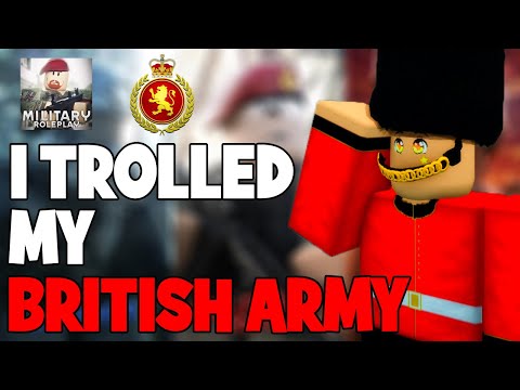 I TROLLED MY ROBLOX BRITISH ARMY WITH ADMIN! | Jetro&rsquo;s British Army