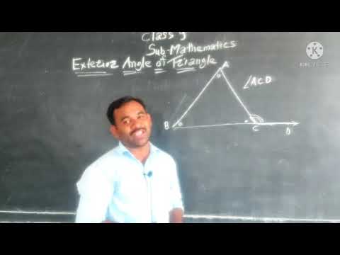 What Is The Best Definition Of An Exterior Angle?