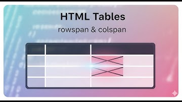 HTML Table Tutorial for Beginners | Learn Tables Step by Step