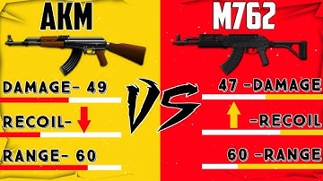 AKM VS Beryl M762 (Weapon Comparison) PUBG MOBILE Guide/Tutorial (Tips and Tricks)