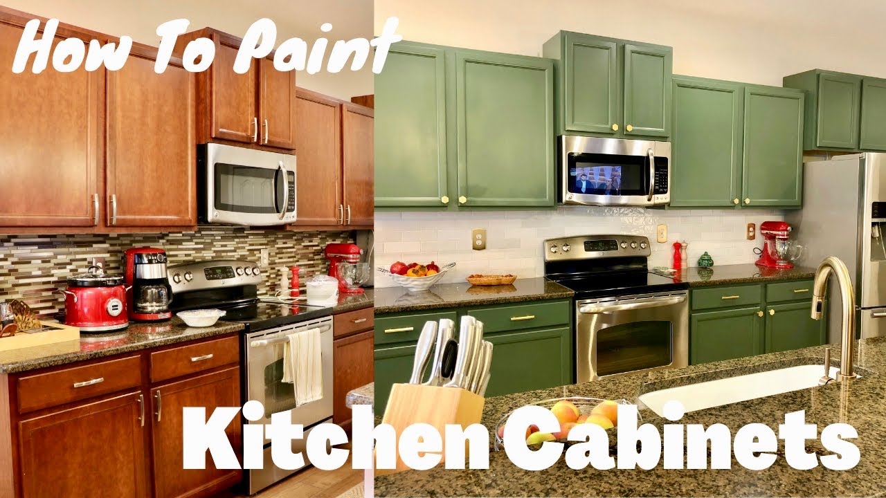 diy best way to paint kitchen cabinets