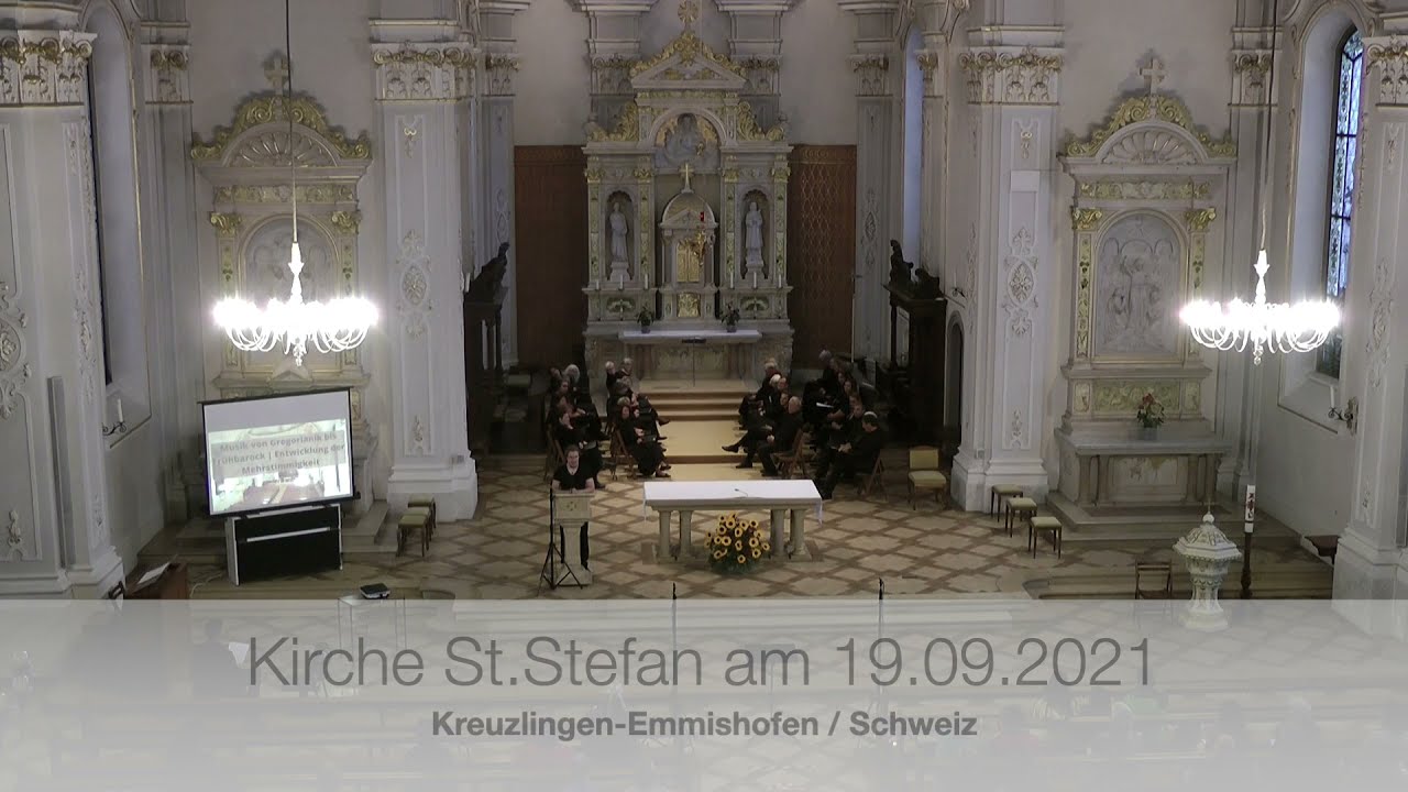 Chorkonzert | Musik von Gregorianik bis Frühbarock - Entwicklung der Mehrstimmigkeit
