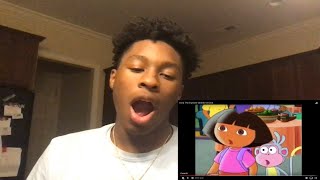 REACTION TO HOOD DORA AND GHETTO SPONGEBOB | (HILARIOUS)