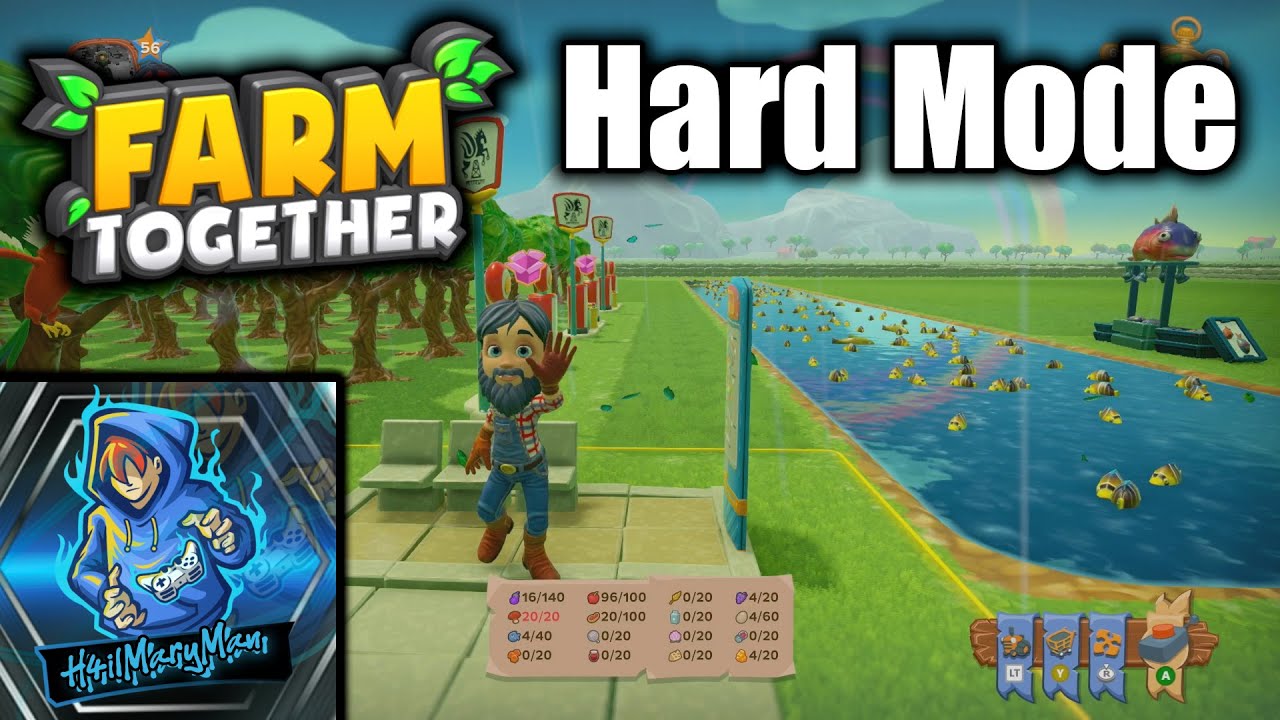 "Three Gas Stations!?!" Farm Together Episode 6 (HARD Mode Challenge with NO Commentary)