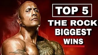 WWE Top 5 The Rock  Biggest Wins | Wrestling Reality