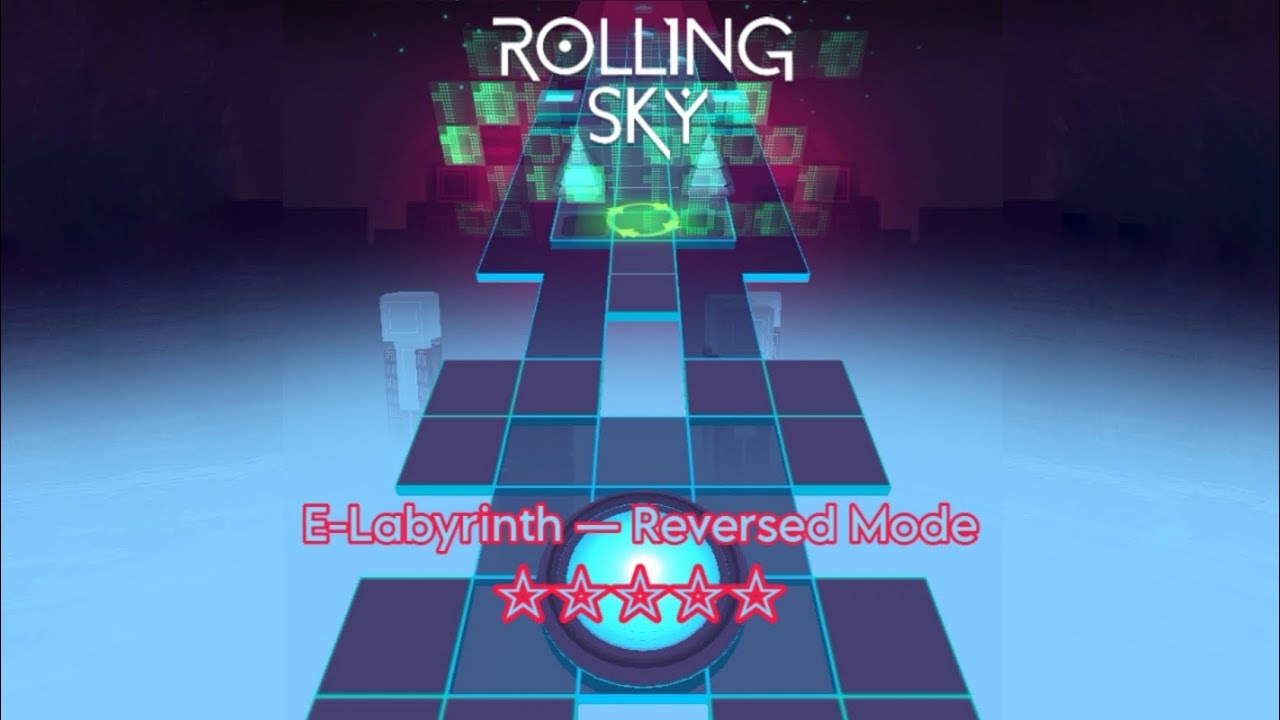 『Rolling Sky』E–Labyrinth (Reversed Mode) ☆☆☆☆☆ - YouTube
