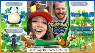 FLYING SHINIES!✨ FLOCK TOGETHER POKÉMON GO!