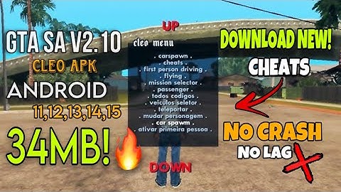😱How To Install Latest Cleo Menu In GTA SA V2.10 | Working Android 11,12,13,14,15