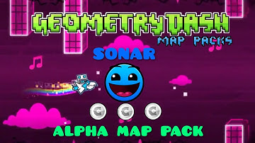 Geometry Dash | Sonar by JerkRat [Alpha Map Pack - Lvl 1] (All Coins)