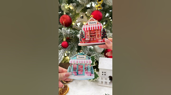 Hair Stylist Hair Salon Flat Ornament | Personalized Acrylic Ornament