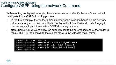 CCNA3-ENSAv7 - Lecture Module 02 - Area OSPFv2 Configuration