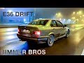 BMW E36 Beginners Street Drift in Estonia + First Snow of 2018