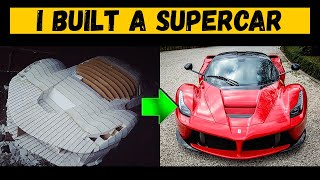 🔥🛠️ DIY Ferrari LaFerrari Aperta Replica | Kit Car | Fiberglass Car Body Made From Car Body Buck