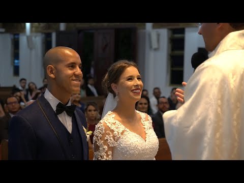 Filmagem Casamento em Brasília de Marilia e Petrus - Igreja São Judas Tadeu - Brasília - DF