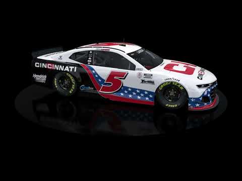 Cincinnati Inc Sponsored Hendrick Motorsports No. 5 Car Paint Scheme