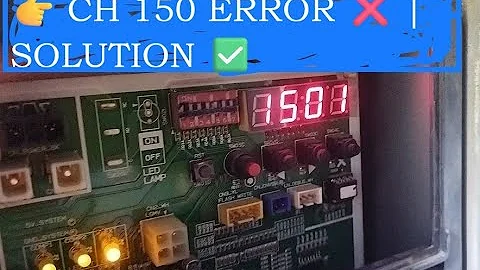 👉 LG VRF Error Code 1501 Solution | CH 150 Error Fix | Bangla HVAC | 150 Reset | CH 150 ERROR ❌ | ✅
