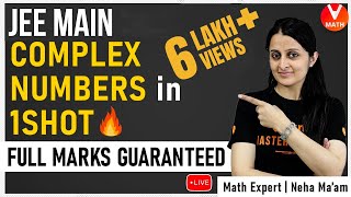 Complex Numbers IIT JEE in 1 Shot By Neha Agrawal | JEE Main 2023 Maths Revision | Vedantu Math