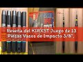 Reseña del KIRXST Juego de 13 Piezas Vasos de Impacto 3/8", 7-19 mm Llaves de Vasos Impacto Set, de