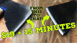 Mod a $19 Hatchet or Ax to outpreform a $100 one  Vaughan Hatchet Job