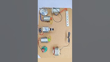 Multi pulley Dynamo Dc Motor | #dcmotor #tech #youtubeshorts #dcmotorproject