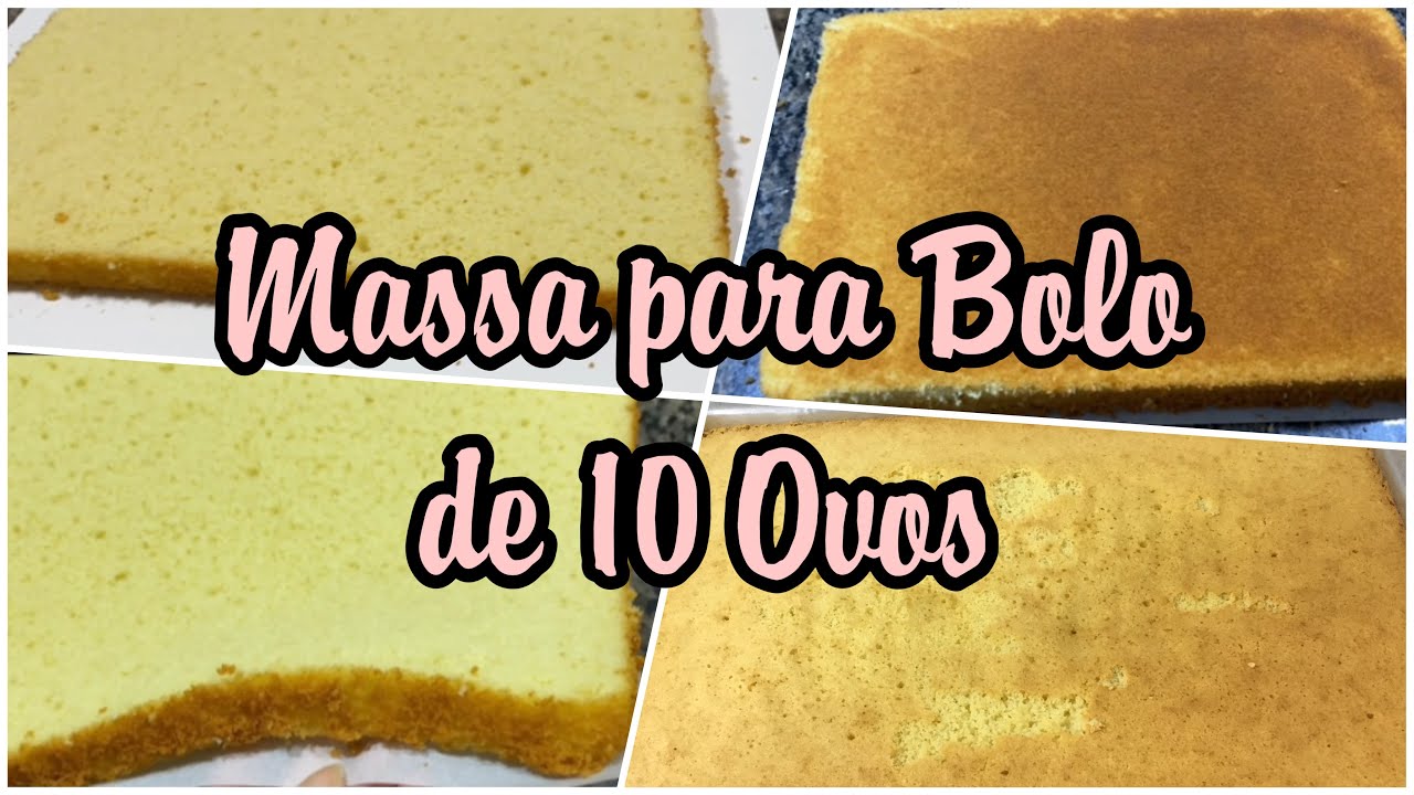 MASSA PARA BOLO DE 10 OVOS| SILVANA SOUZA