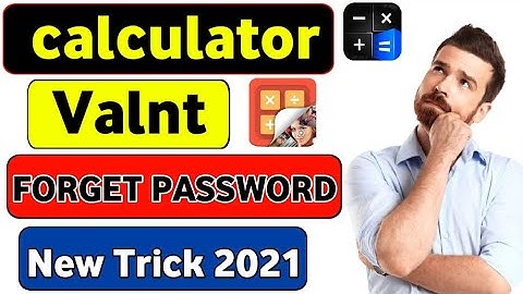 calculator app lock forgot password How to reset your password from calculator hide app AppGuidePro