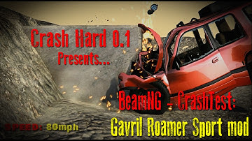 BeamNG - Crash Test: The Gavril Roamer Sport mod