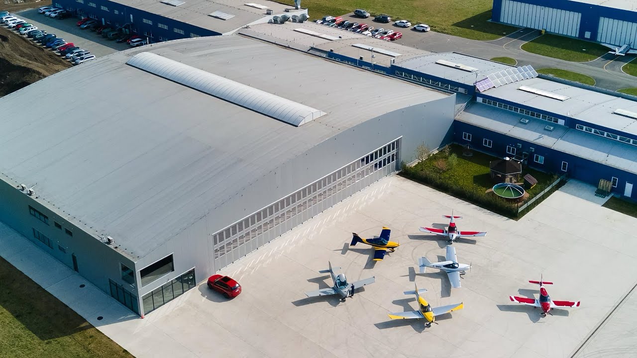 Bristell Factory Drone Tour — Inside Aircraft Manufacturing