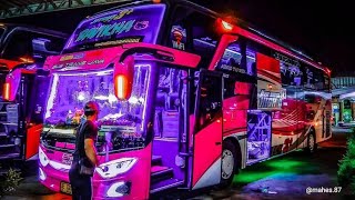 DJ bus malam full Strobo terbaru Indonesia
