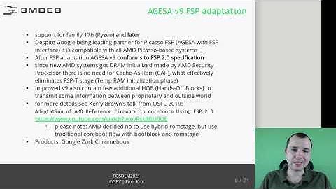 Open Source Firmware status on AMD platforms 2021