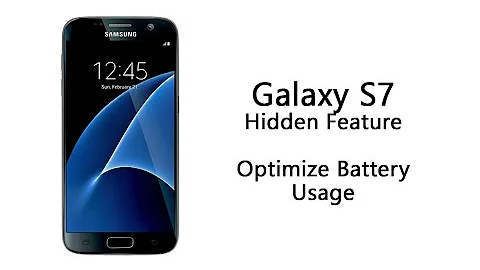 Galaxy S7 Hidden Feature | Optimize Battery Usage