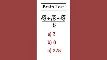 Brain Test 🔥💯 || #maths #viral #shortvideo #iqtest #puzzle #youtubeshorts