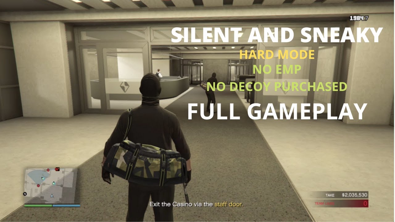 SILENT AND SNEAKY ELITE CHALLENGE.. ALMOST GTA ONLINE DIAMOND