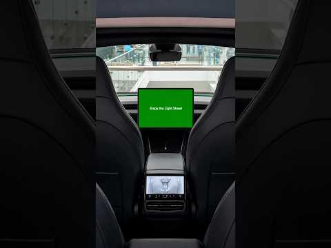 Tesla Light Show - Model YL | Spare Wheel #Shorts #Tesla