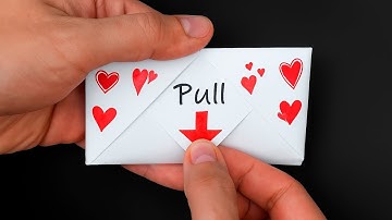 Origami Surprise Message Card