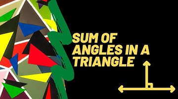 Sum of interior angles of a triangle - Triangle sum theorem - Find the missing angle