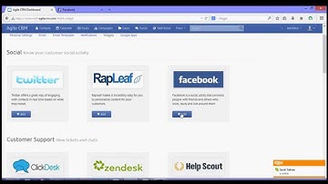 Facebook Integration - Agile CRM