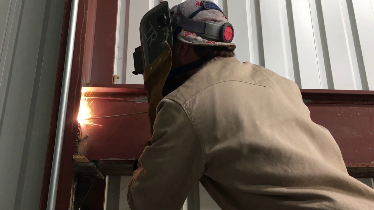 STRUCTURAL WELDING 7018 Uphill Ironwork YouTube