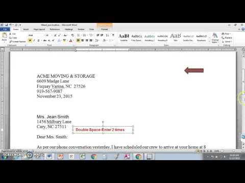 Business Letter (mixed punctuation)