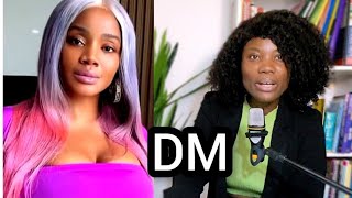 UCHE OGBODO RECEIVING DM FROM MEN YUL EDOCHIE 
