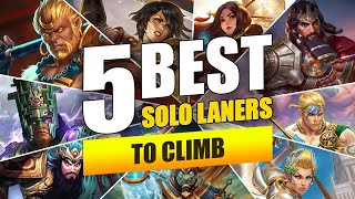 The top 5 Solos to WIN RANKED with builds | SMITE 11.4