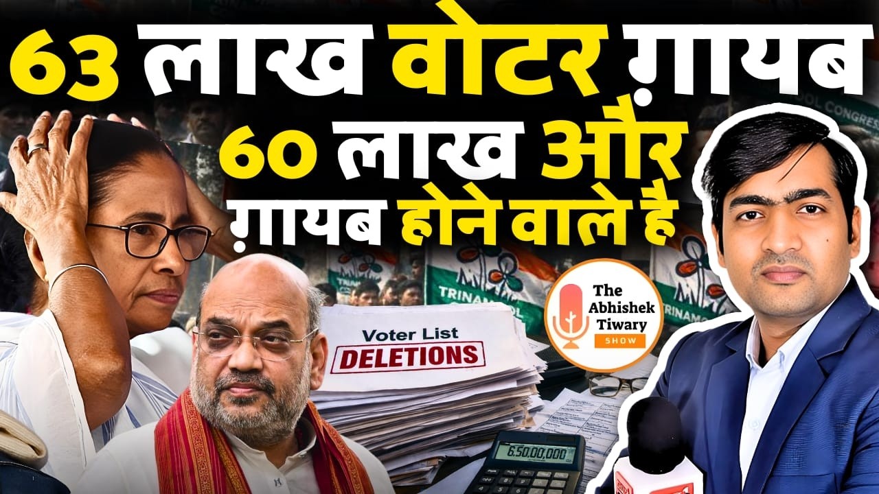 Bengal Election 2026: ममता से मुस्लिम वोटर नाराज़ | 63 लाख वोटर OUT! BJP 160+ | Abhishek Tiwary Show