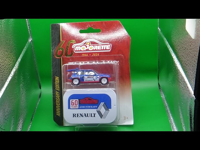 Majorette Renault 5 Turbo 60th Anniversary Diecast Model Car