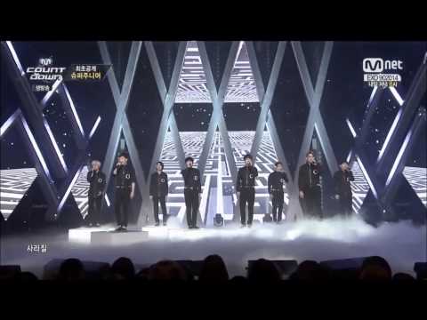 [HD繁中字] 141023 Super Junior (슈퍼주니어)-Evanesce (백일몽) live@M!Countdown Comeback Stage