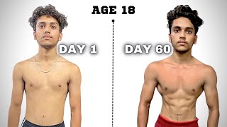 60 Days Body Transformation From Skinny To Muscular screenshot 5