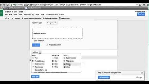 Using a Google Form for Exit Tickets