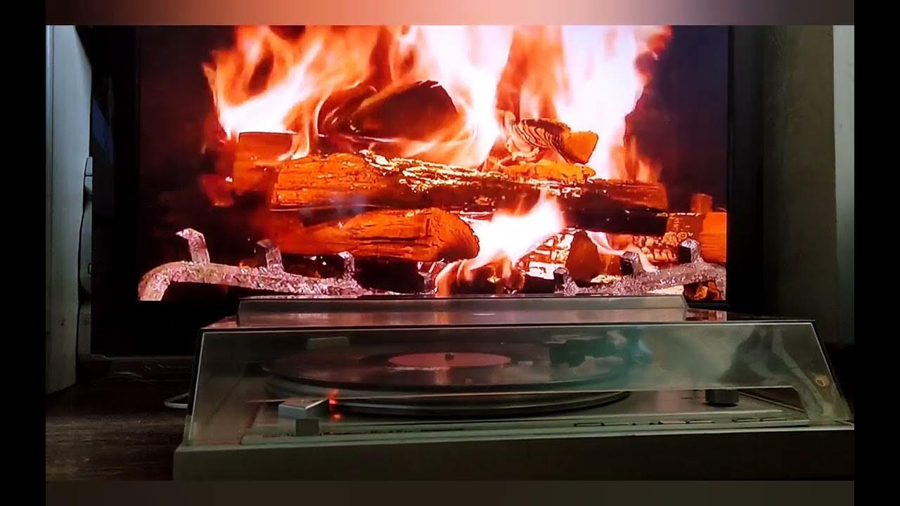 Виниловые пластинки+ камин + Муз центр Сони - YouTube
