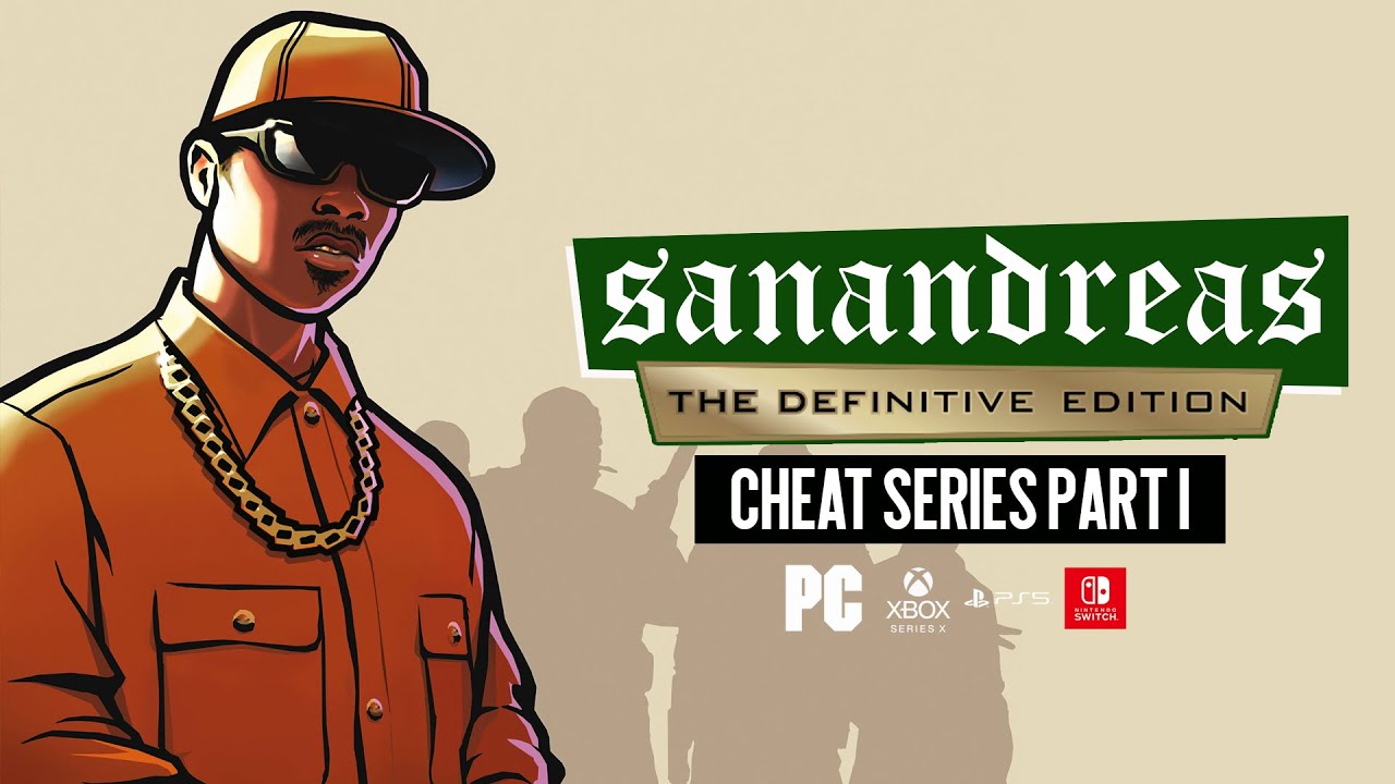 Gta San Andreas Remastered ALL CHEAT CODES FOR PS4,PS5,PC,NINTENDO SWITCH,XBOX  SERIES S,X 
