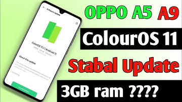 Oppo A9 colorOS official stable version update || oppo A5 colorOS Stable official version update