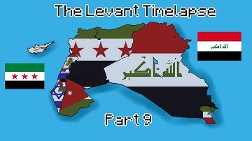 The Levant - Minecraft large scale world flag map timelapses [Part 9]